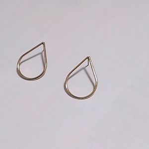 Gold colored earrings